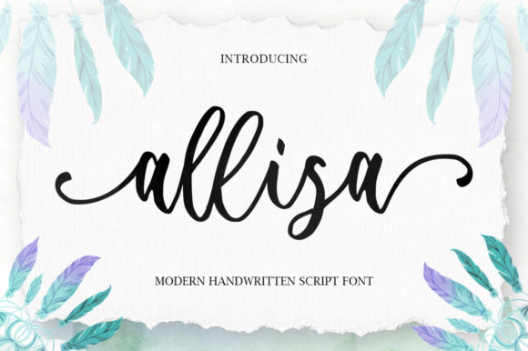 Allisa: The Script Font That Elevates Small Business Branding
