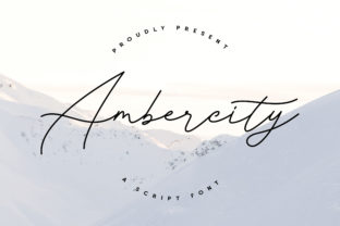 Ambercity: The Elegant Script Font for Small Business Branding