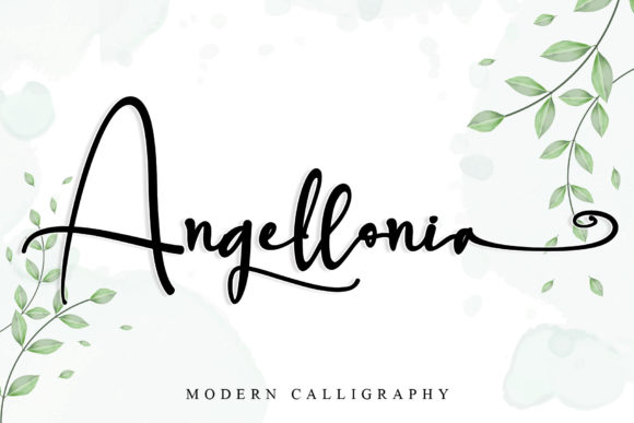 Angellonia Font Review: Modern Script for Campaigns