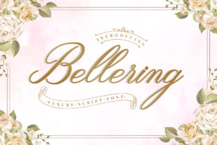 Bellering: A Script Handwritten Font for Professional Branding