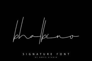 Bhalbino: The Modern Script Font for Small Business Branding