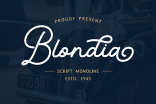 Blondia: The Perfect Monoline Script Font for Crafters