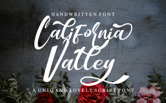 California Valley: A Bouncy Script Font for Web Headers