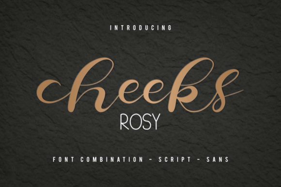 Cheeks Rosy: The Elegant Script Font for Makers