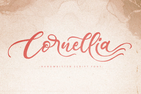 Cornellia: A Friendly Script Handwritten Font for Editorial Design