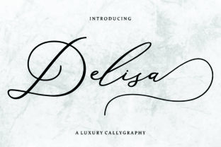 Delisa: A Modern Script Font for Small Business Branding