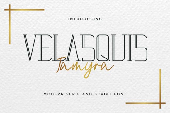Designing Modern Brands with Velasquis Tamyra Typeface