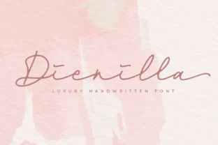 Dienilla: A Luxury Script Handwritten Font for Editorial Design