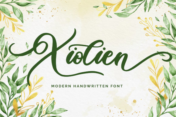Elevate Editorial Design with the Xiolien Script Typeface