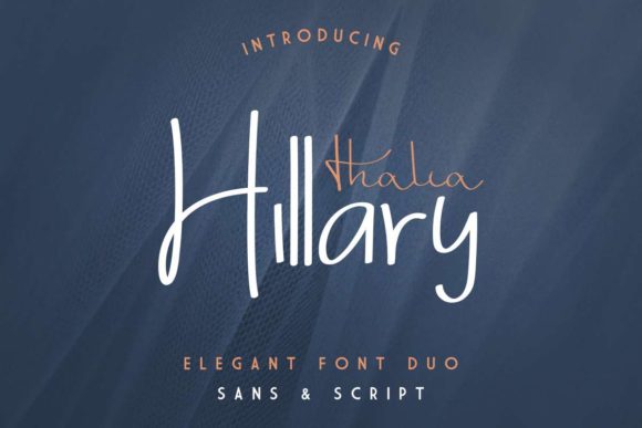 Elevate Your Crafts with Thalia Hillary Script Font