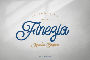 Finezia: The Script Typeface for Authentic Branding