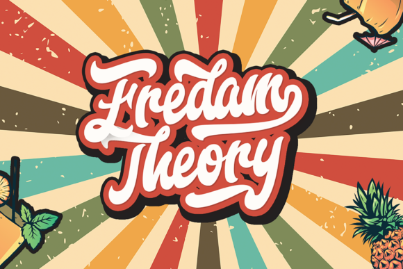 Fredam Theory: The Retro Bold Script for Viral Campaigns