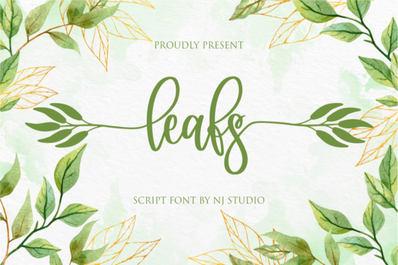 Leafs: The Perfect Script Handwritten Font for Makers