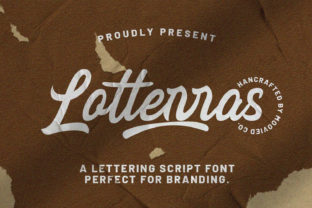 Lotterras: A Brush Script Font for Digital Branding