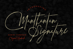 Manthantan Signature: A Script Font for Elegant Branding