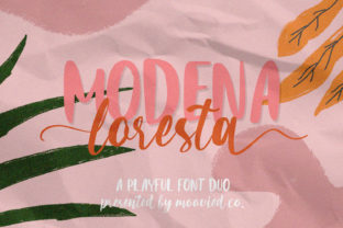 Modena Loresta Duo: A Modern Script Typeface for Editors
