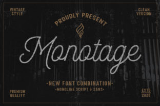 Monotage Font: Elevate Your Brand with Modern Script