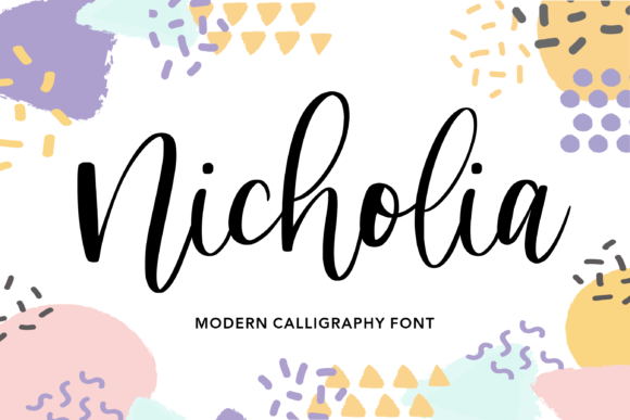 Nicholia: A Modern Handwritten Typeface for Editorial Design