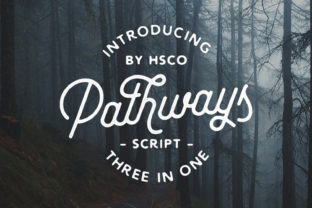 Pathways: An Elegant Script Handwritten Font for Makers