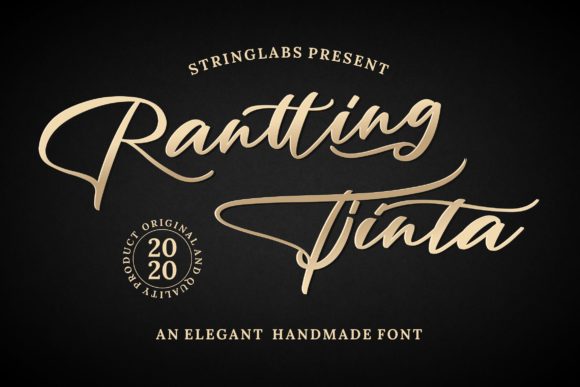 Rantting Tjinta: The Authentic Script Font for Makers