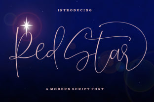 Redstar: The Modern Script Font for Handmade Brands
