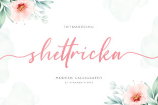 Shettricka Font Review for Elegant Campaign Design