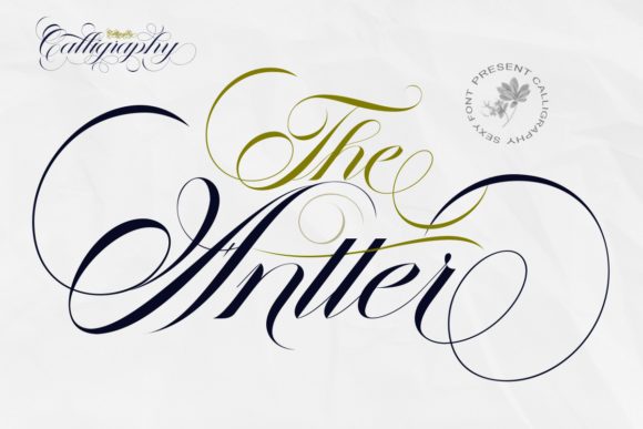 The Antter: A Timeless Script Font for Crafters