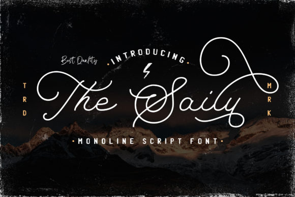 The Saily: A Premium Script Font for Elegant Web Design