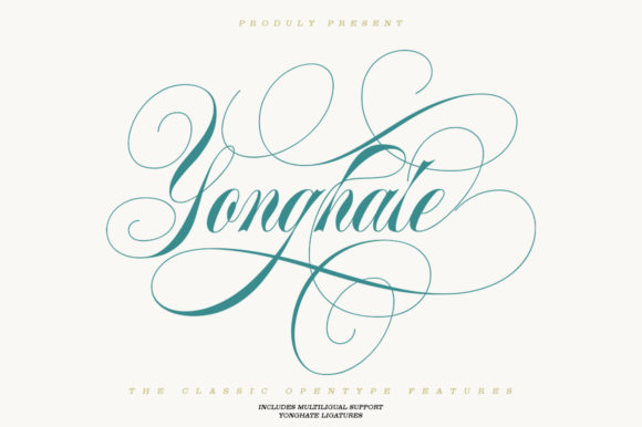 Yonghate: The Script Typeface for Authentic Branding